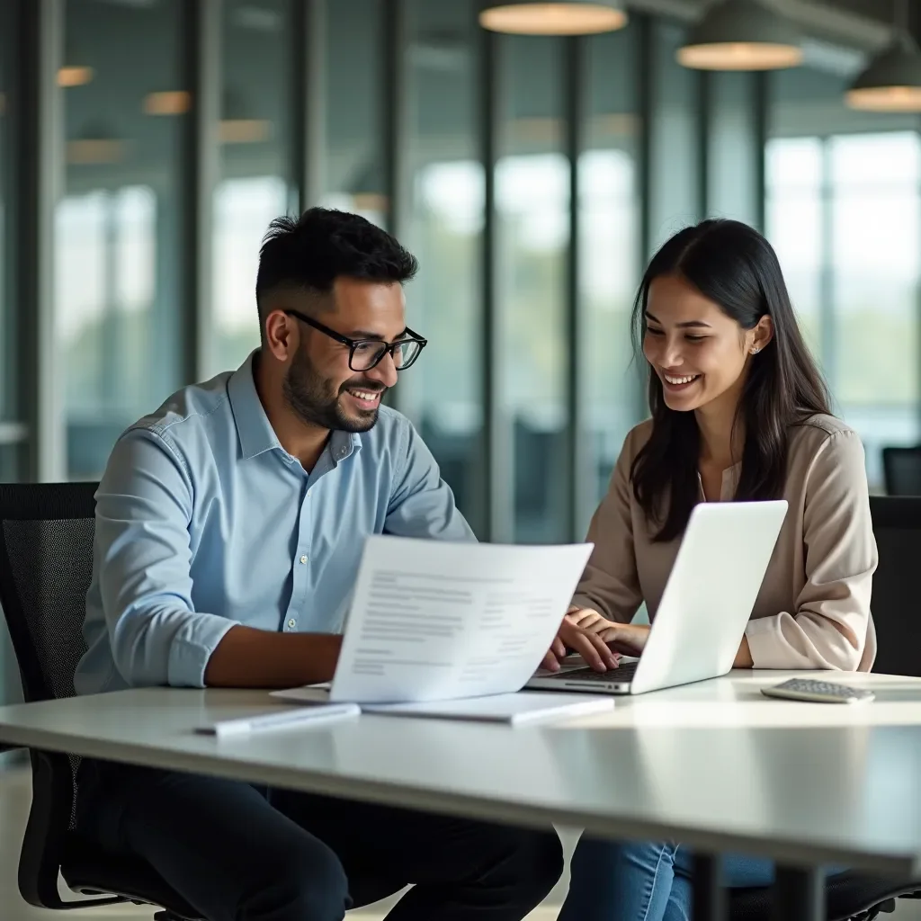 Professional team collaboration